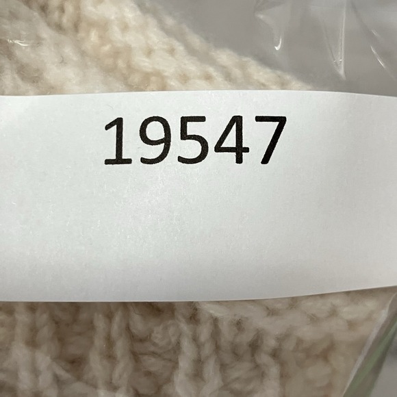 La Ligne Cashmere Sweater XS Ivory Cropped Ribbed Mock Neck Soft Luxury Knit - Picture 9 of 9